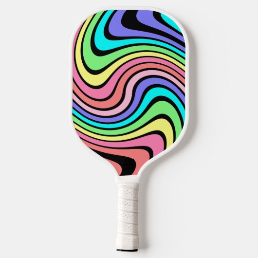 Regenboogscheuren Pickleball Paddle (Achterkant)