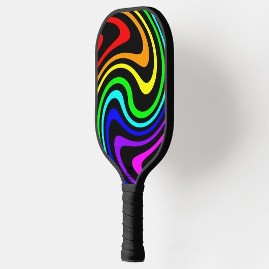 Regenboogscheuren Pickleball Paddle (Links)