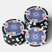 Regenboogscheuren Poker Chips (Opstapeling)