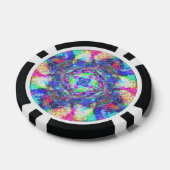 Regenboogscheuren Poker Chips (Enkel)