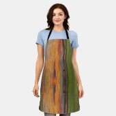 Regenboogschieten Eucalyptus Apron Schort (Gedragen)