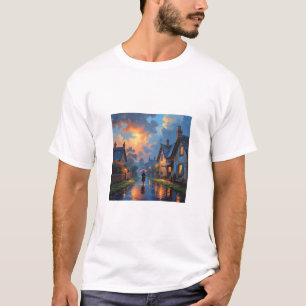 Regenboogschilderij T-shirt