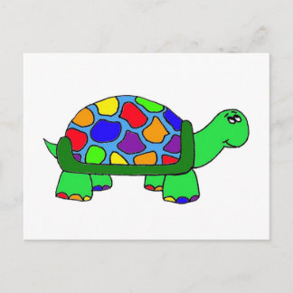 Regenboogschildpad Briefkaart