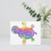 Regenboogschildpad Briefkaart (Staand voorkant)