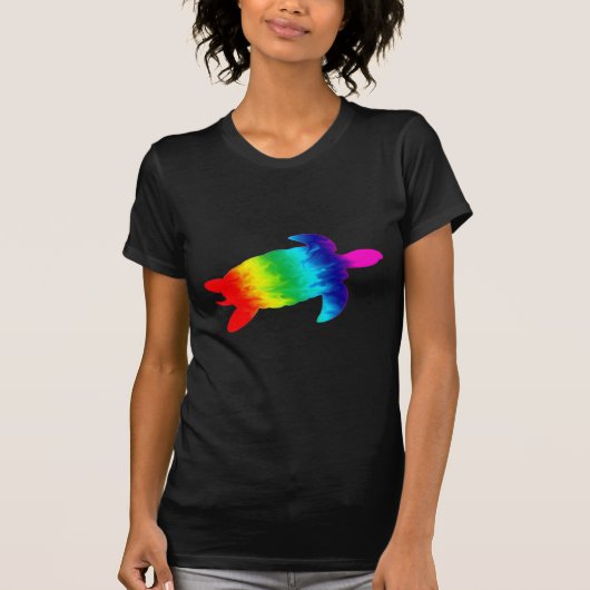 Regenboogschildpad T-shirt (Voorkant)