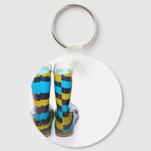 Regenboogschoenen Sleutelhanger