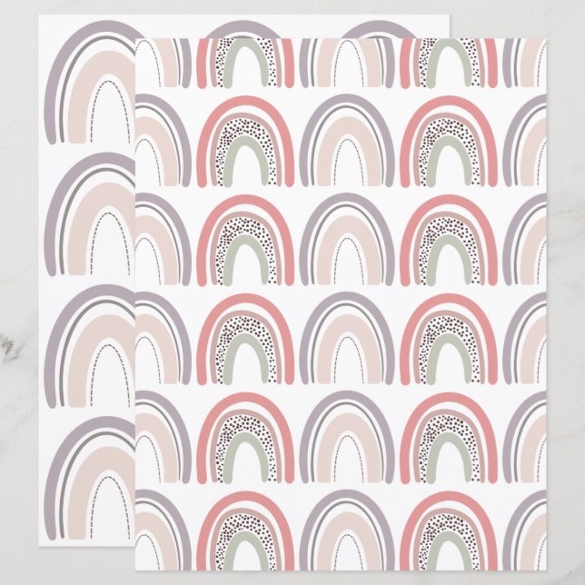 regenboogschraappapier (Voorkant / Achterkant)