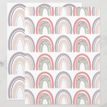 regenboogschraappapier