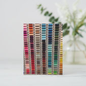 Regenboogschroefdraadspillen voor het naaien van M Briefkaart (Staand voorkant)