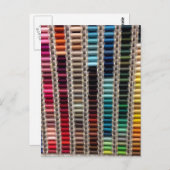 Regenboogschroefdraadspillen voor het naaien van M Briefkaart (Voorkant / Achterkant)