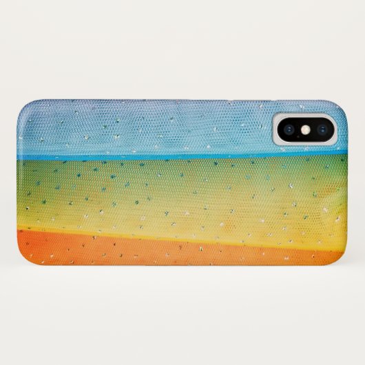 regenboogschuif met neushoorn Case-Mate iPhone case (Achterkant (horizontaal))