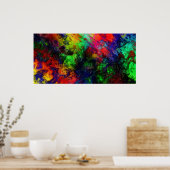 Regenboogschuim Poster (Keuken)