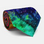 Regenboogschuim Stropdas (Opgerold)