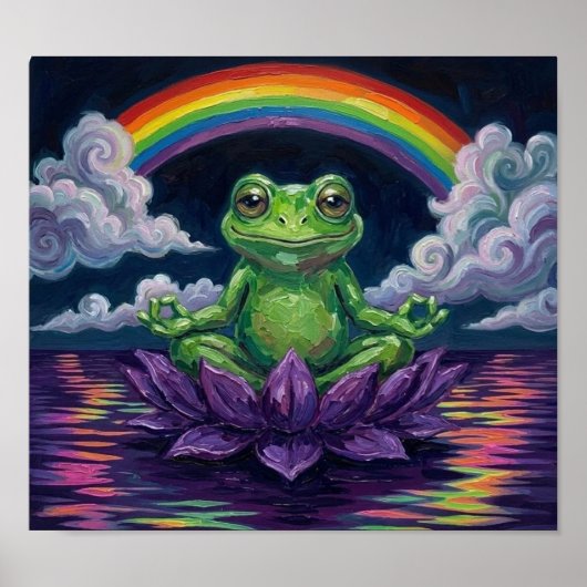 RegenboogSereniteit Poster (Voorkant)