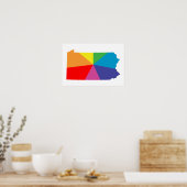 regenboogserie pennsylvania poster (Keuken)