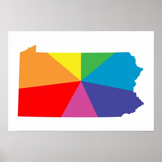 regenboogserie pennsylvania poster (Voorkant)