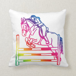 regenboogshowjumper kussen