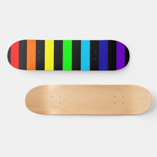 Regenboogskateboard Persoonlijk Skateboard (Horizontaal)