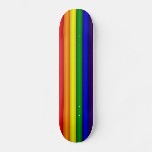 Regenboogskateboard Persoonlijk Skateboard (Voorkant)
