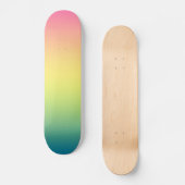 Regenboogskateboard Persoonlijk Skateboard (Voorkant)
