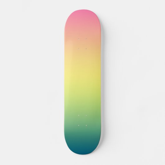 Regenboogskateboard Persoonlijk Skateboard (Voorkant)