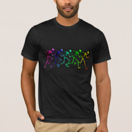 Regenboogskeletten T-shirt
