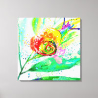 Regenboogslak Canvasprint - Schilderij