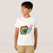 Regenboogslak T-shirt (Voorkant volledig)