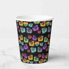 Regenboogslakken Papieren Bekers