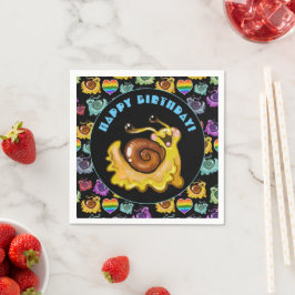 Regenboogslakken Servet