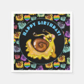 Regenboogslakken Servet (Voorkant)