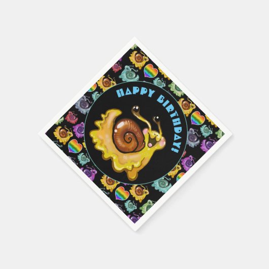 Regenboogslakken Servet (Hoek)