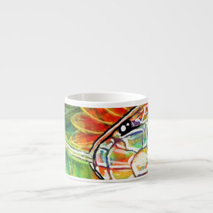 Regenboogslang  espresso kop
