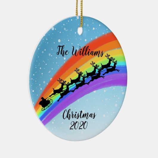 regenboogslang keramisch ornament (Rechts)