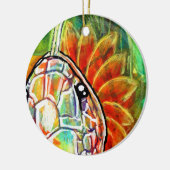 Regenboogslang keramisch ornament (Links)