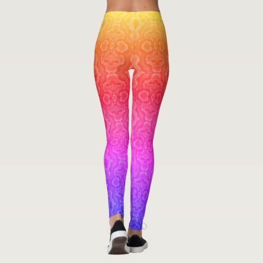 Regenboogslang Leggings (Achterkant)