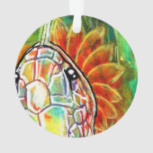 Regenboogslang ornament (achterkant)