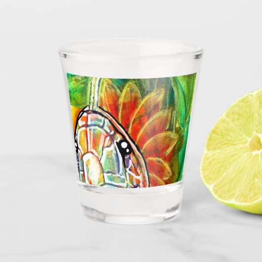 Regenboogslang shot glas (Voorkant)