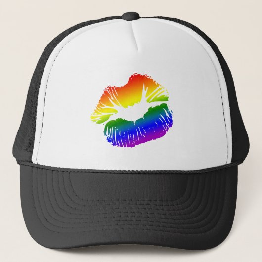 Regenboogslangen 1 trucker pet (Voorkant)