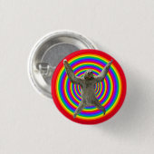 Regenboogsleuf Ronde Button 3,2 Cm (Voorkant /achterkant)