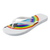 regenboogslippers teenslippers (Schuin)
