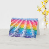 regenboogsneeuw kaart (Gele Bloem)