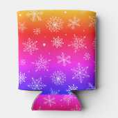 Regenboogsneeuwvlokken Blikjeskoeler (Achterkant)