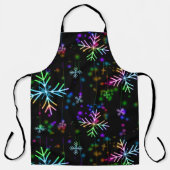 Regenboogsneeuwvlokken Schort (Voorkant)