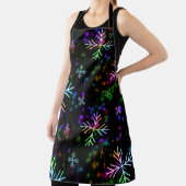 Regenboogsneeuwvlokken Schort (Insitu)