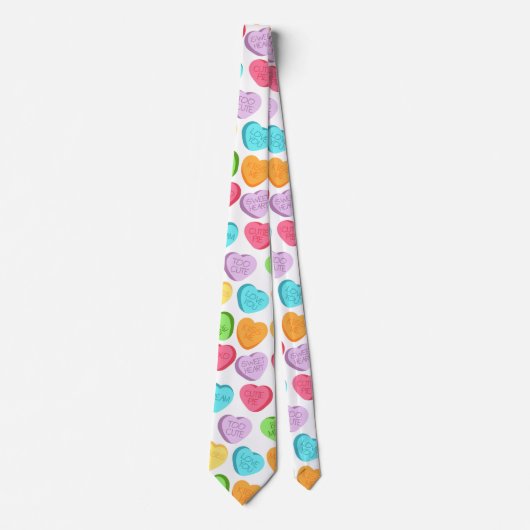 RegenboogSnoep Harten Stropdas (Voorkant)