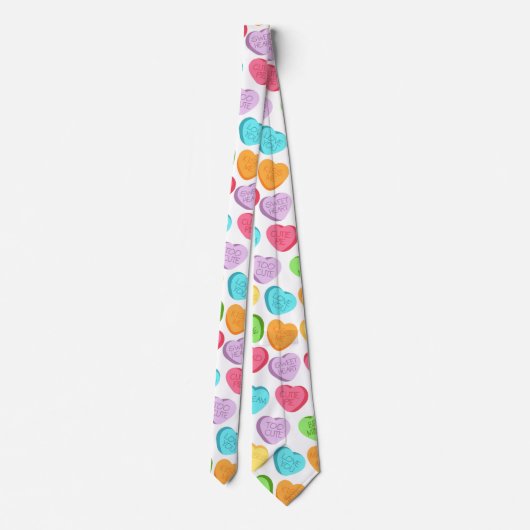 RegenboogSnoep Harten Stropdas (Achterkant)