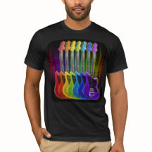 Regenboogspectrum Elektrische gitaar T-Shirt