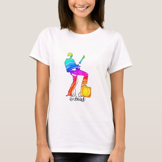 regenboogspeler t-shirt (Voorkant)