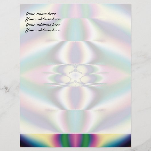 Regenboogspiegels Briefhoofd Sjabloon (Voorkant)